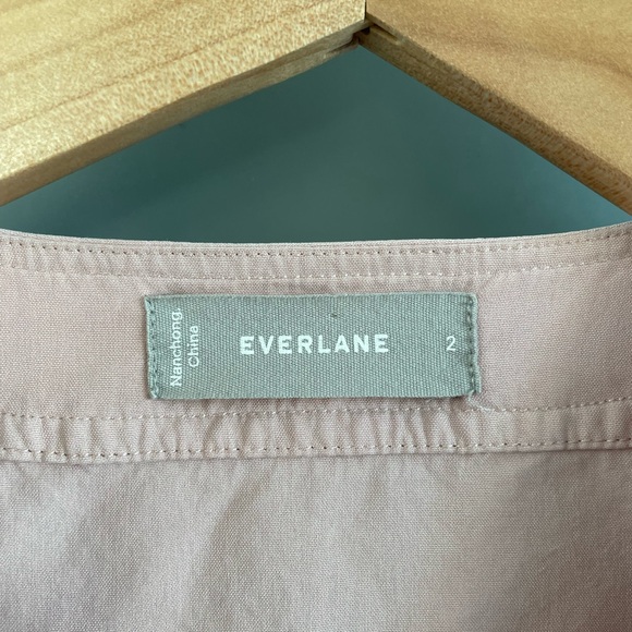 Everlane elegant Pink Wrap Top Blouse - Picture 3 of 8